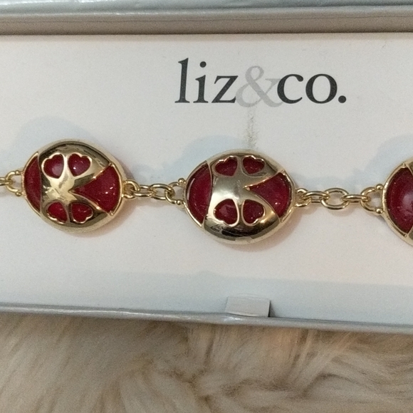 liz & co. Jewelry - Lucky Lady bug Bracelet nib